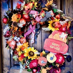!!!SALE ON BEAUTIFUL LARGE FALL WREATHS!!!!